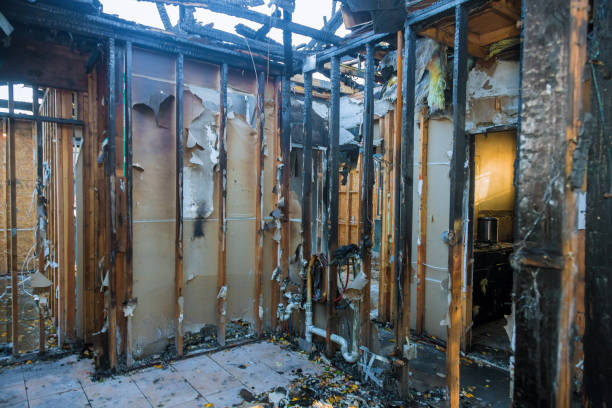 Professional Fire Damage Removal technician working in Athens, WV